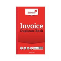 SILVINE DUP INVOICE BOOK 611 PK6