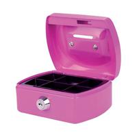 PAVO CASH BOX 5 WITH COIN SLOT PINK