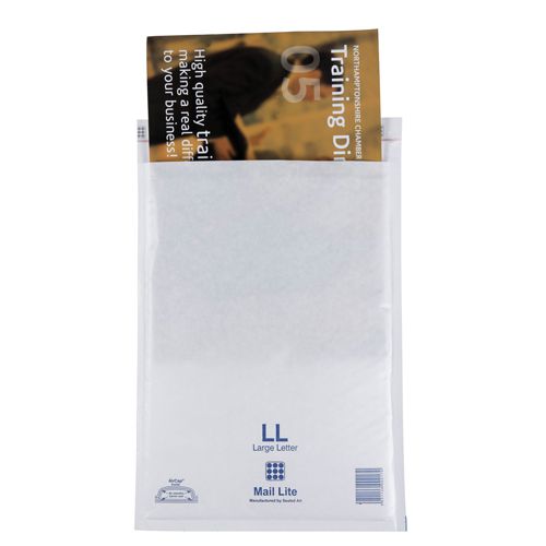 Mail Lite White Bubble Mailer D1 180mmx260mm Box of 100