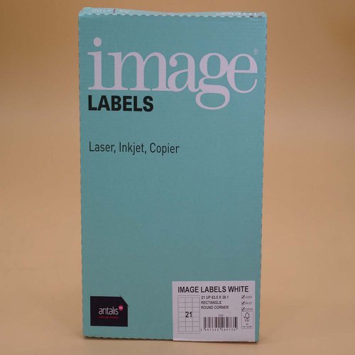 Image+A4+Multiprint+Permanent+Labels+FSC4+Rc63.5x38.1mm+21+Lab%2FSh+100Sh%2FPk