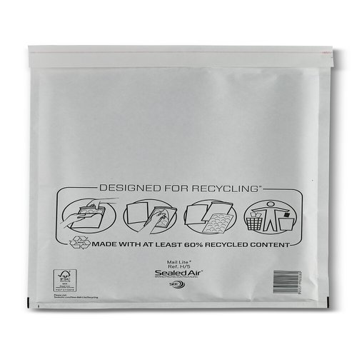 Sealed+Air+Mail+Lite+Mailers+H%2F5+White+Int+270mmx360mm+Box+50