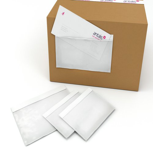 Self+Adhesive+Packing+List+Envelope+Plain+A6+165x122mm+Pack+1000