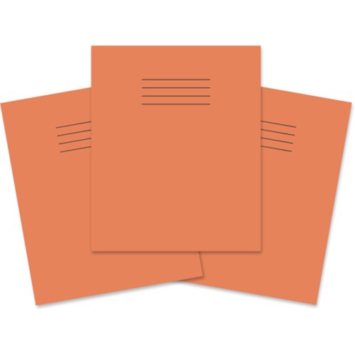 Rhino Exercise Book Square 5mm 230X180mm Orange 60 Page Pack 100 3P