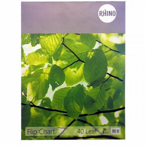 Rhino+Flip+Chart+Blank+A1+40+Leaves+Pack+Of+5+Fc1Tmp+3P