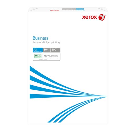 Xerox Business White Copier 80gsm 420 x 297mm A3 SG PEFC Certified 70% Pack 500