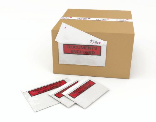 Self Adhesive Packing List Envelope Printed Doc En closed A6 165 x 122mm Pack 1000