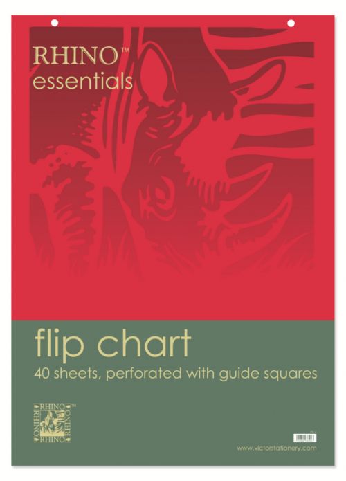 Rhino Flip Chart Blank A1 40 Leaves Pack of 5 FC1TMP 3P