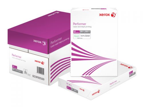 Xerox+Performer+A3+420x297mm+Paper+Ream-Wrapped+80gsm+White+Ref+62303+%5BPack+of+500%5D