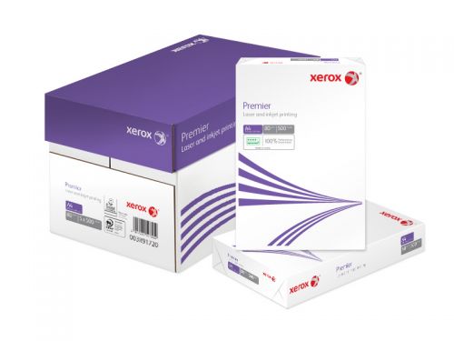 Xerox+Premier+Copier+Paper+Multifunctional+Ream-Wrapped+PEFC+80gsm+A4+White+Ref+62320+%5B500+Sheets%5D