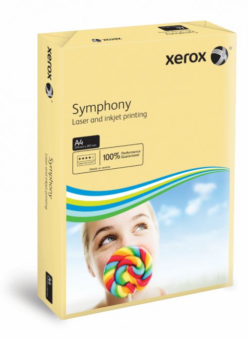 Xerox+Symphony+Pastel+Paper+A4+160gsm+Ivory+%28Pack+250%29+003R93219+617525