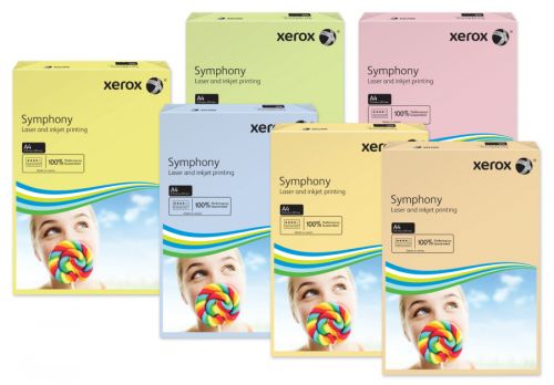 Xerox+Symphony+Pastel+Paper+A4+160gsm+Yellow+%28Pack+250%29+003R93231+617531