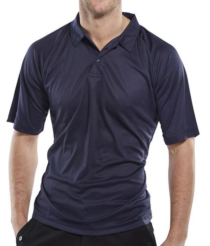 Click Leisurewear B-Cool Polo Shirt Navy Large  Bc pksnl