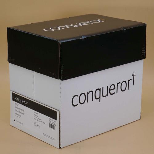 Conqueror Paper Mixed Sources CX22 Smooth/Satin FS C4 A4 Diamond White 100Gm2 Watermarked Pack 500