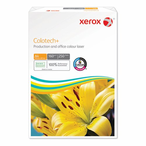 Xerox+Colotech%2B+FSC+Mix+70%25+A4+210X297mm+160Gm2+Long+Grain+003R99014+Pack+250