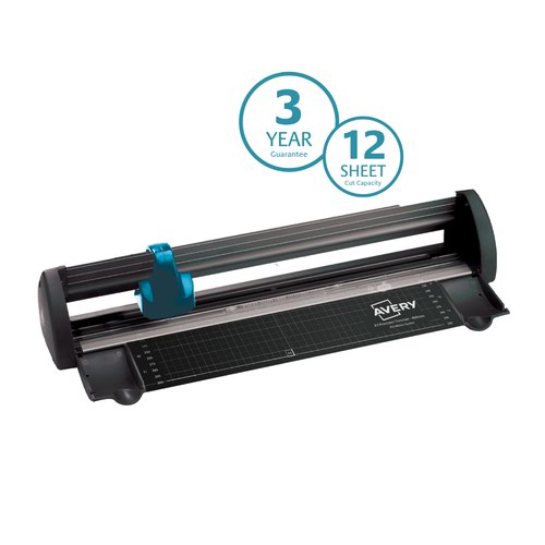 Avery Compact Trimmer A3 Cutting Length 425mm Black/Teal A3CT