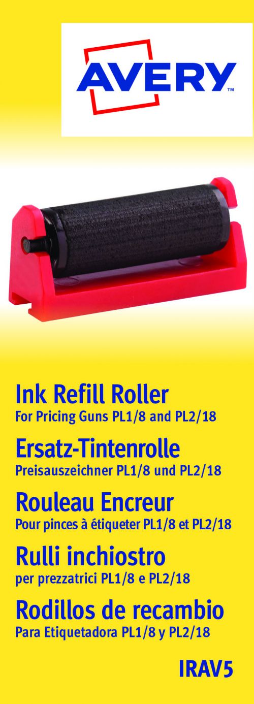 Avery Pricing Gun Ink Refill Ref IRAV5 [Pack 5]