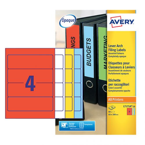 avery-colour-laser-labels-lever-arch-file-200x60mm-4-per-sheet-80-labels-assorted-pack-20