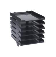 Avery Original A4 6 Tier Paper Stack Organiser W250 x D320 x H300mm Black - 5336BLK
