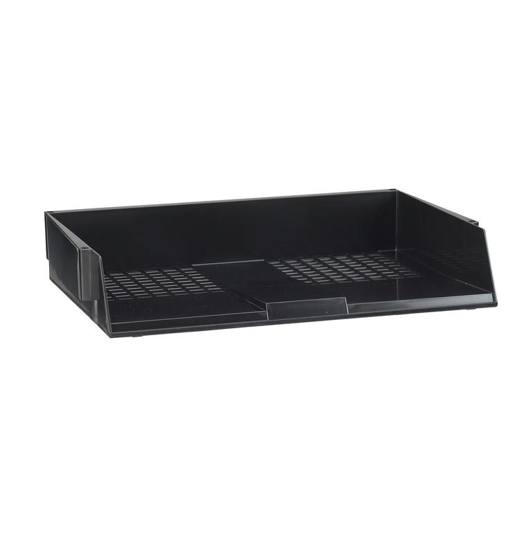 Avery Wide Entry Letter Tray Black