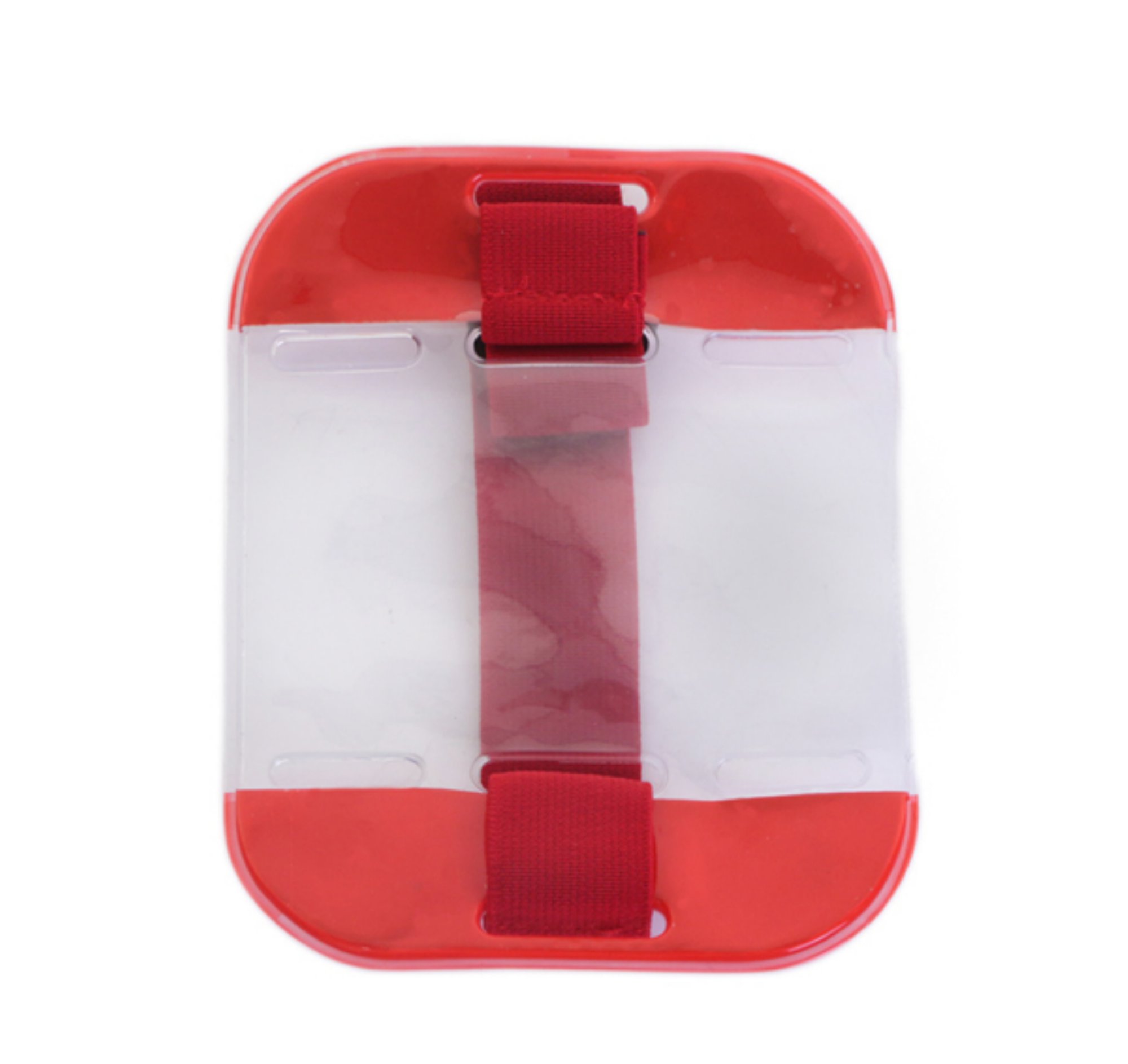 CLICK MEDICAL IDENTIFICATION ARMBAND RED