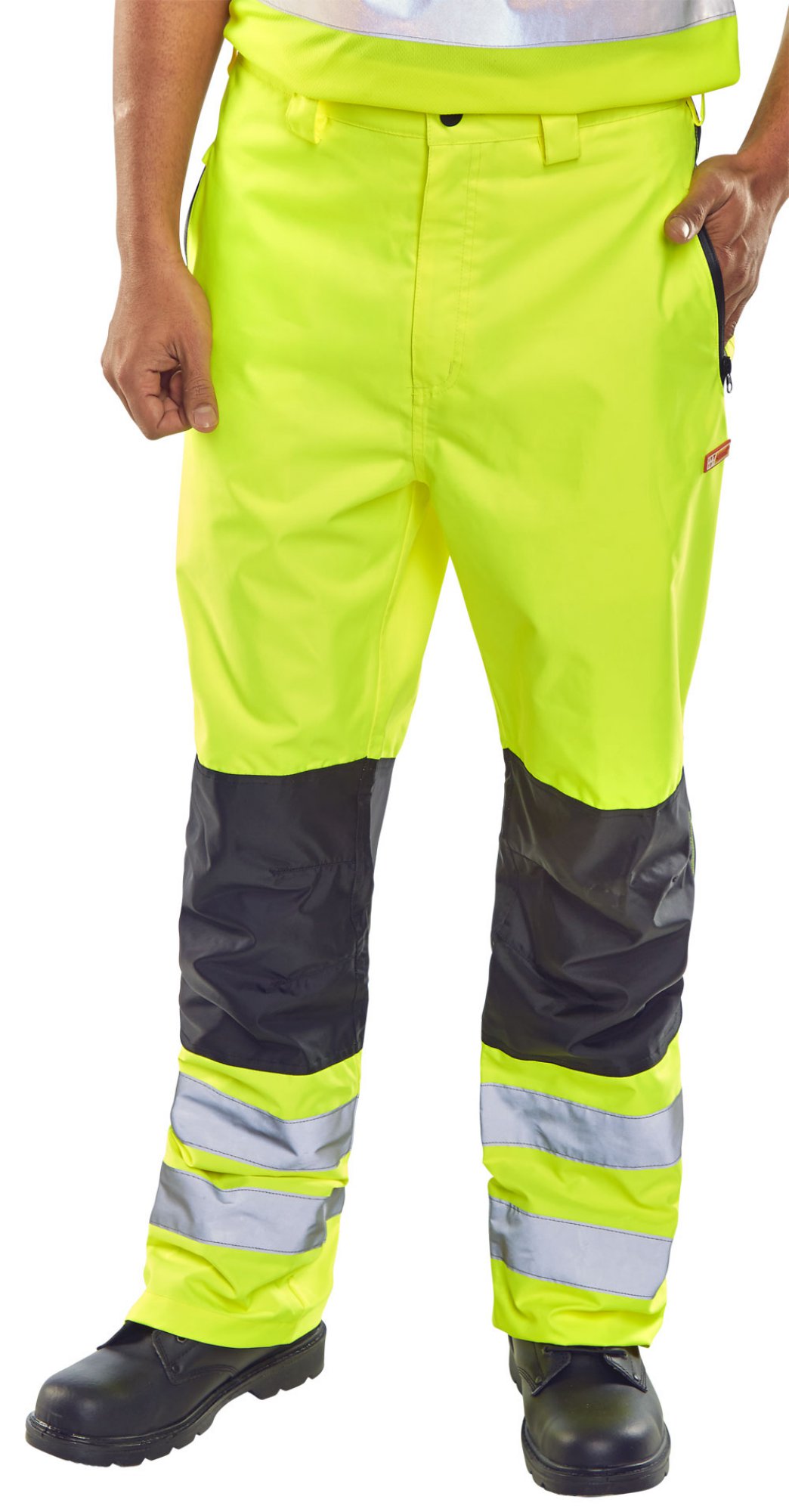 BEESWIFT CONTRAST HI VIZ TROUSERS SATURN