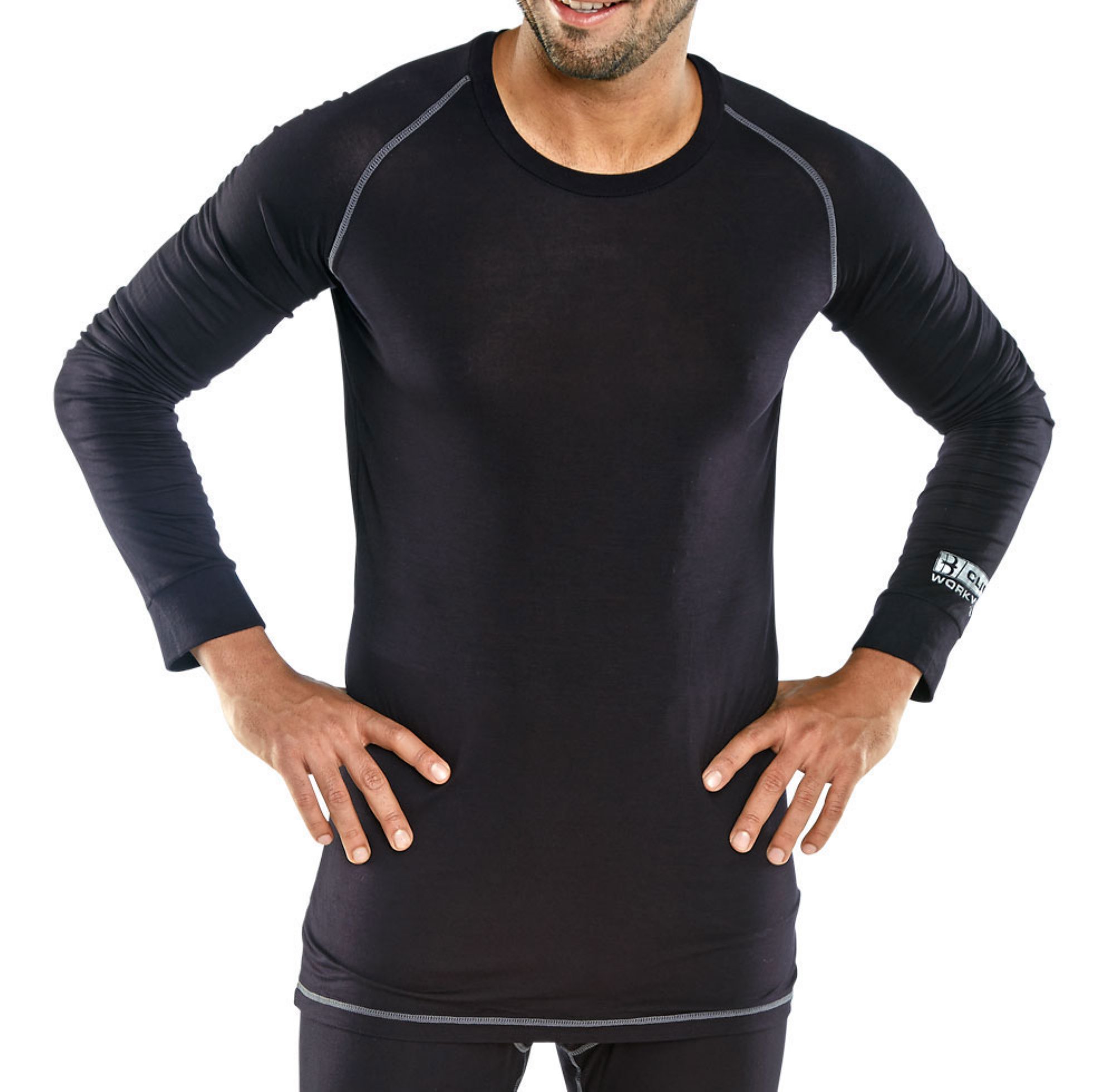 BEESWIFT BASE LAYER LONG SLEEVE VEST BLA