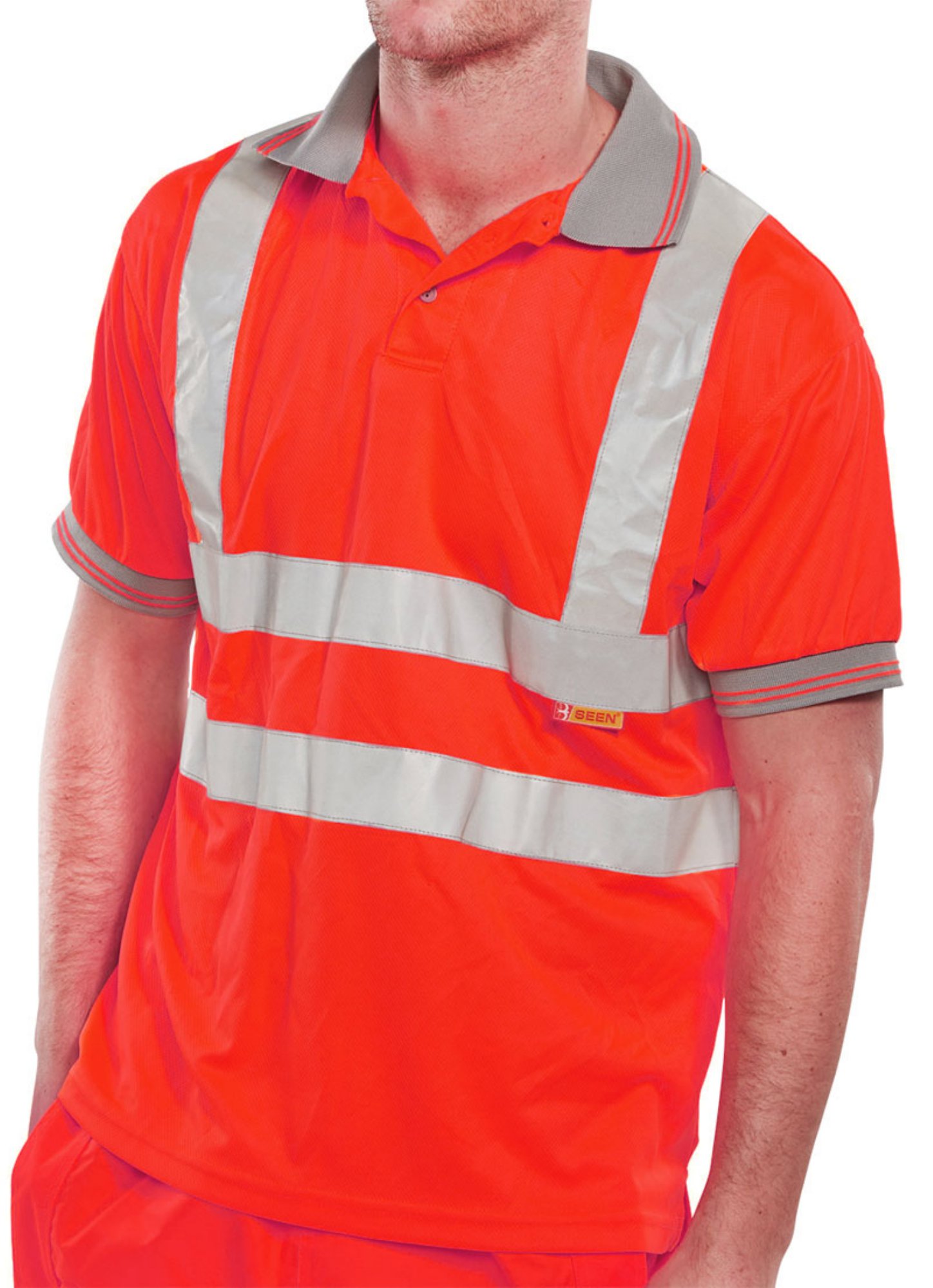 BEESWIFT POLO SHIRT SHORT SLEEVED RED S