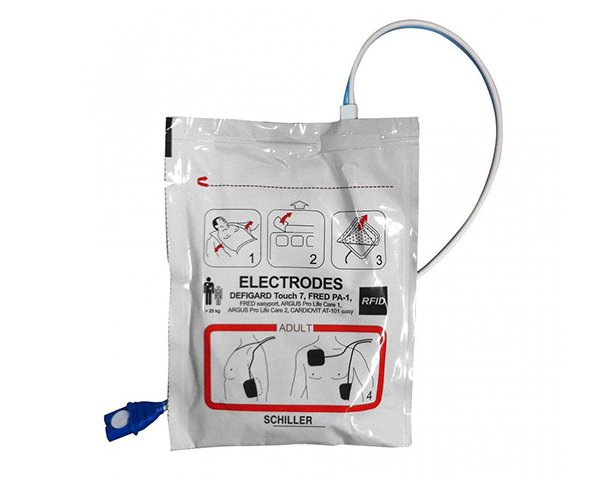 SCHILLER ADULT DEFIB PADS FRED PA-1 WHIT