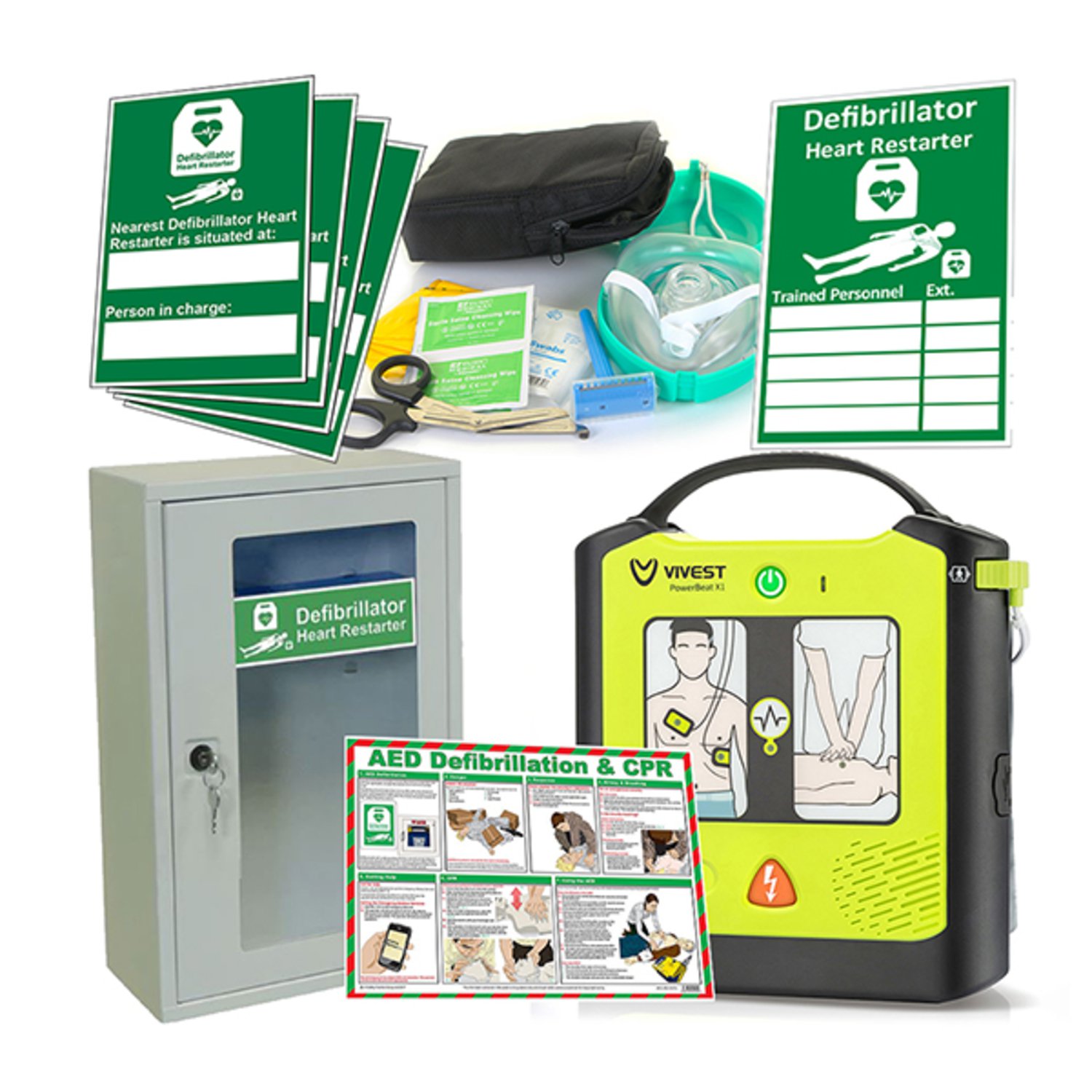 VIVEST POWER BEAT SEMI-AUTO DEFIB INDOOR