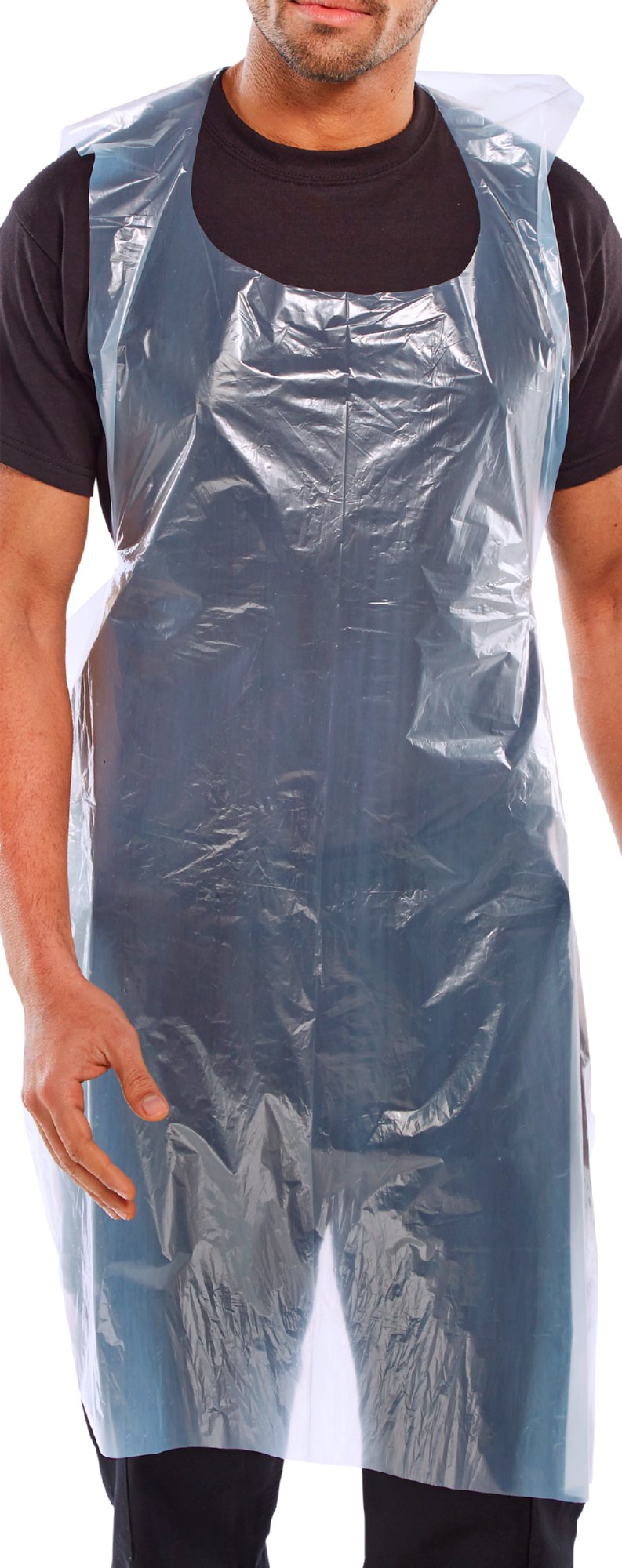 DISPOSABLE APRON WHITE 42X27 PACK OF 100