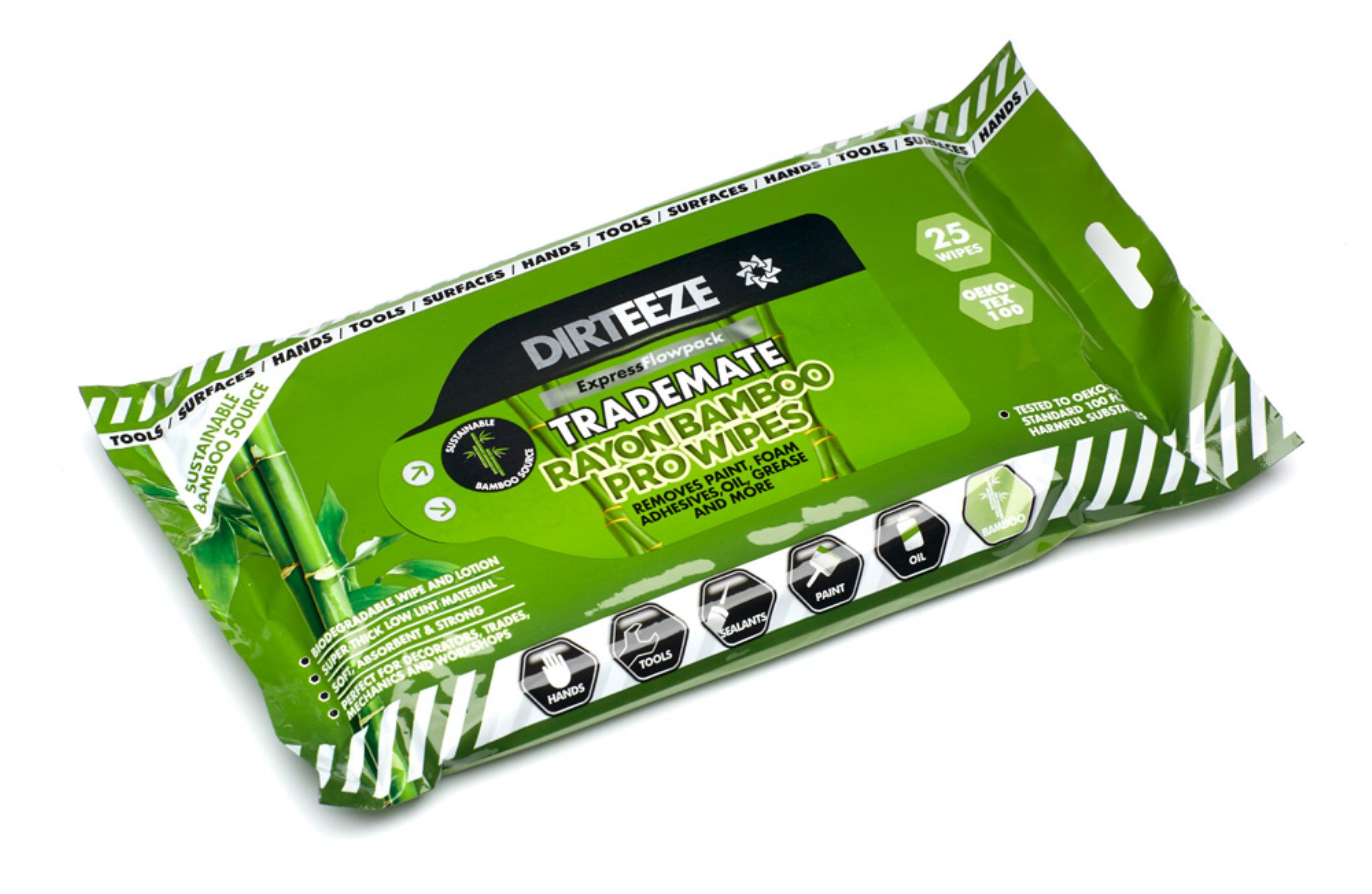 DIRTEEZE TRADEMATE BAMBOO RAYON PRO WIPE