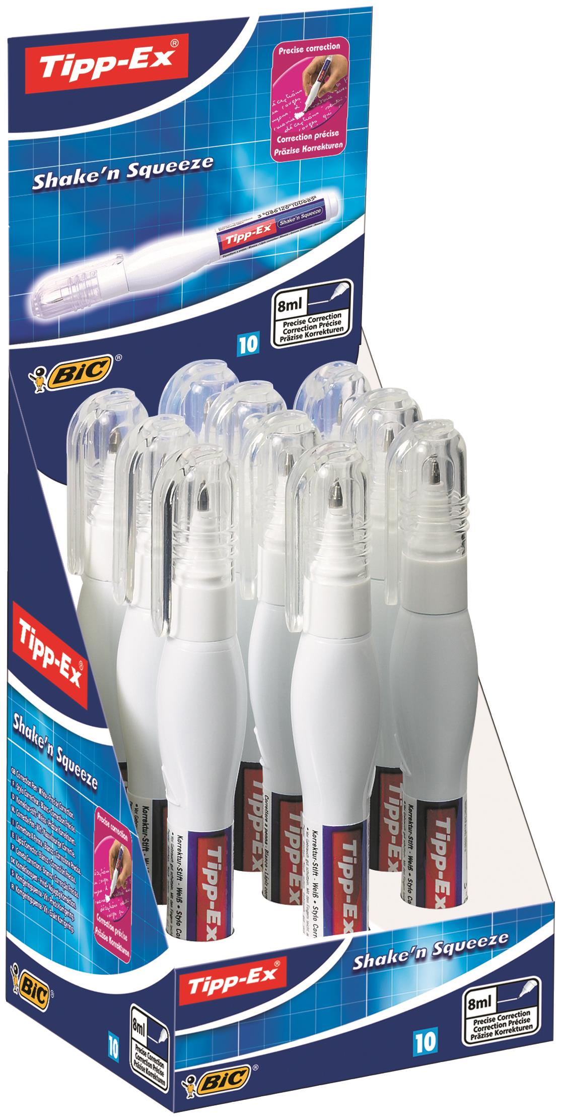 Tipp-Ex Shake and Squeeze Pen PK10