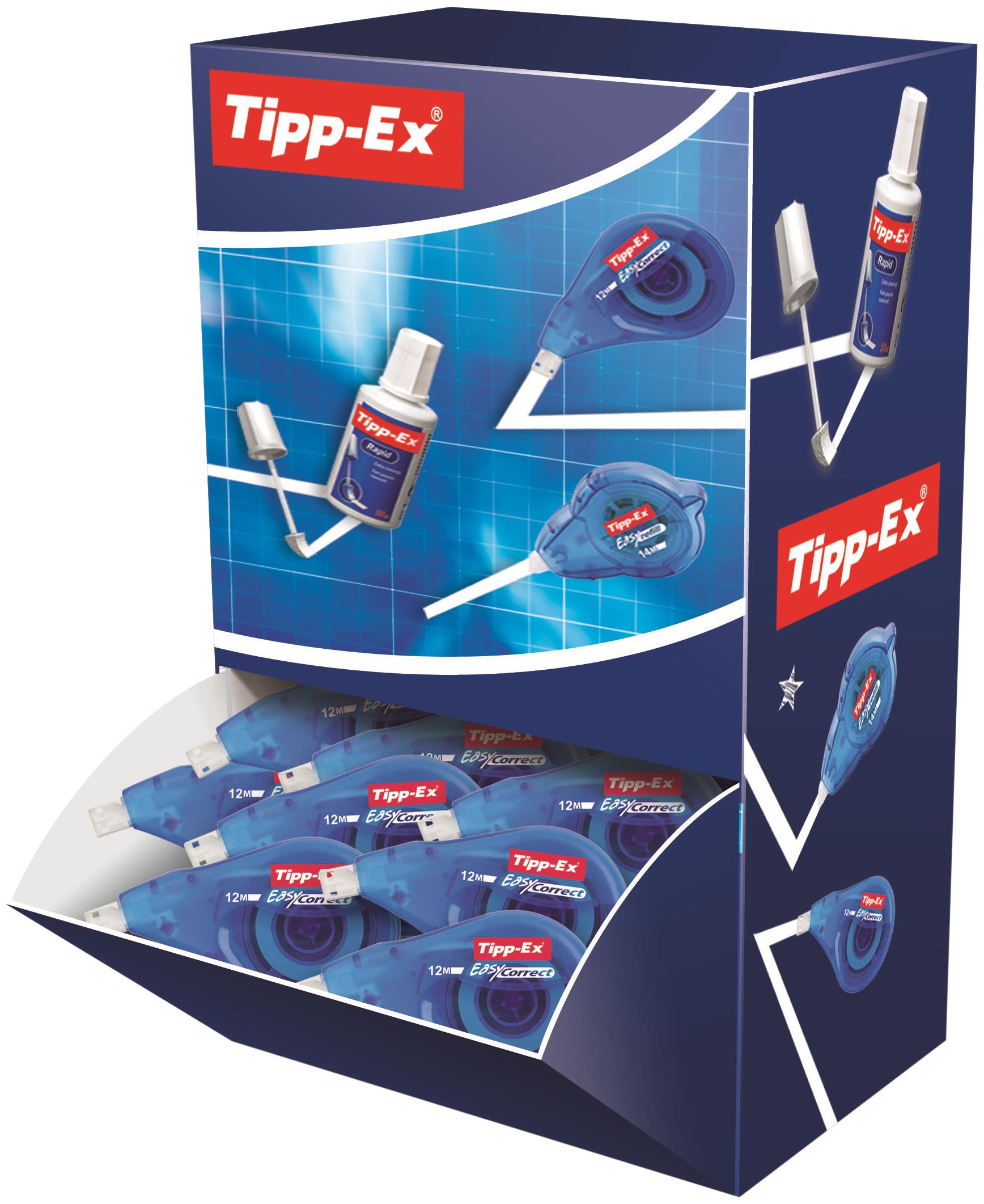 Tipp-Ex EasyCorrect Correction Tape Roller 4.2mmx12m White (Pack 15 Plus 5 Free)