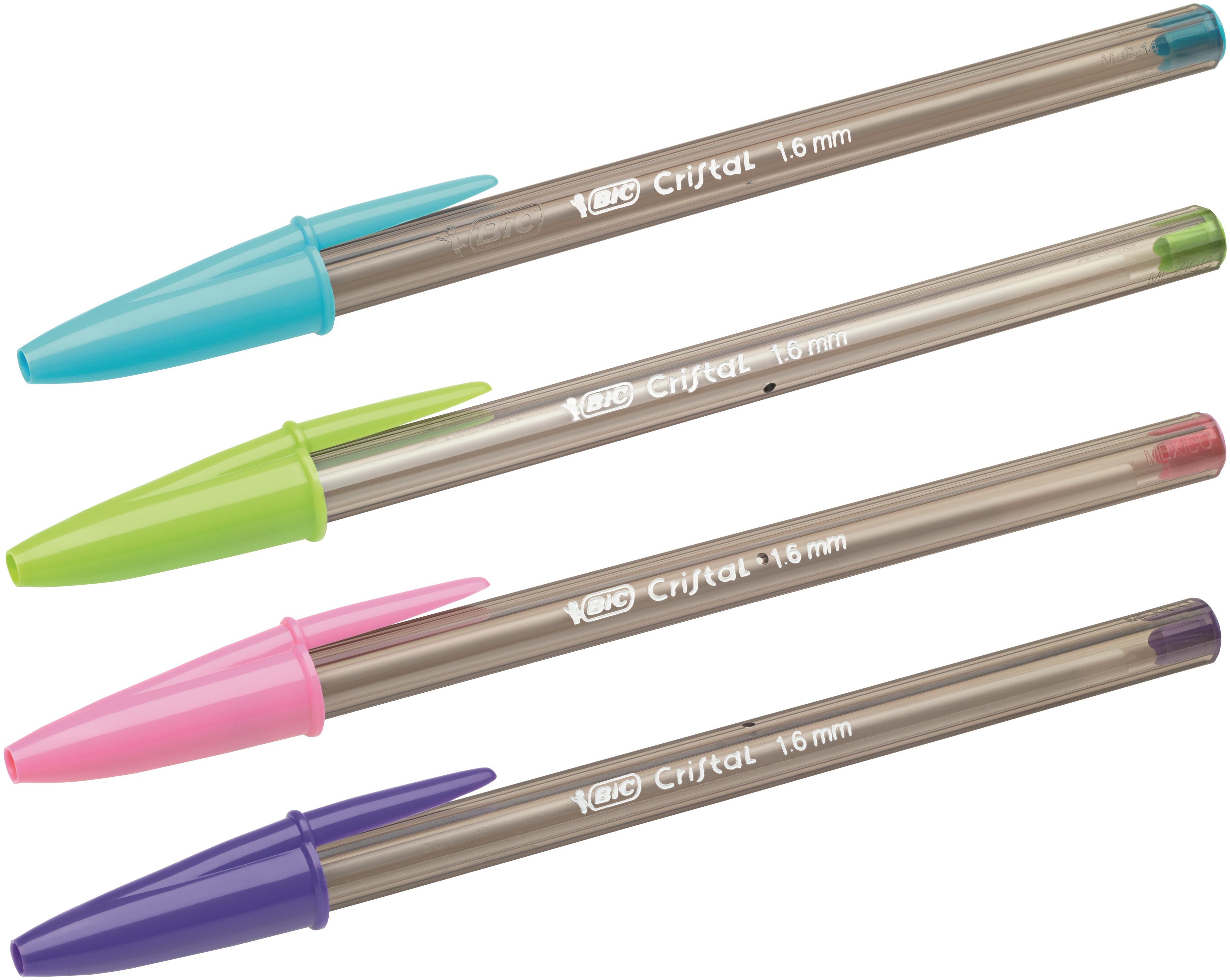 Bic Cristal Large Ball Pen Broad 1.6mm Tip 0.42mm Line Black Ref