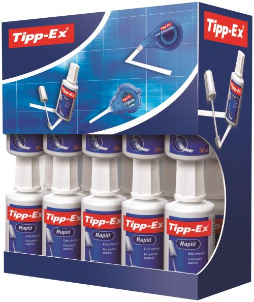 Tipp-Ex+Rapid+Fluid+20ml+White+%28Pack+20%29+8959503