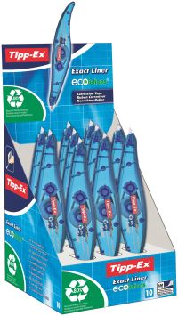 Tipp-Ex Ecolutions Exact Liner Correction Tape Roller 5mmx6m White (Pack 10) - 8104755