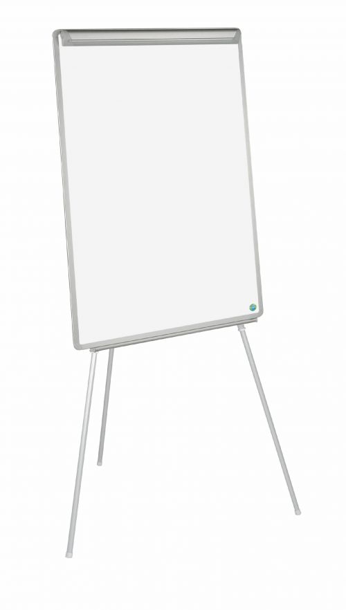 Bi-Office Earth-it Tripod Flipchart Easel Non Magnetic 700x1000mm Grey - EA4676995