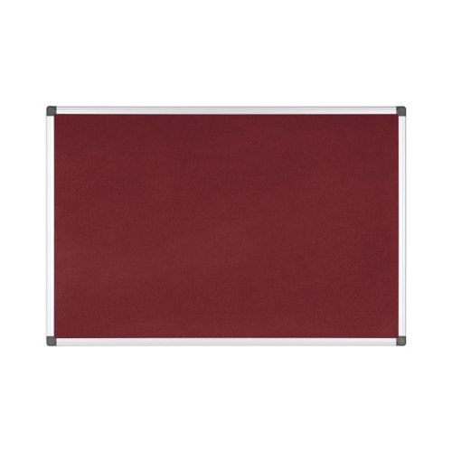 Bi-Office Maya Noticeboard Aluminium Frame 600x450mm Burgundy FA0233170 Bi-Office Maya Noticeboard Aluminium Frame 600x450mm Burgundy FA0233170