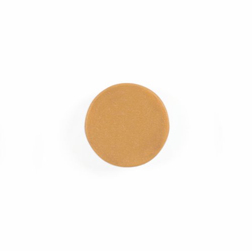 Bi-Office Round Magnets 10mm Yellow (Pack 10)
