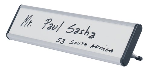 Bi-Office NPL01011 Drywipe Desk Nameplate Bi-Office NPL01011 Drywipe Desk Nameplate