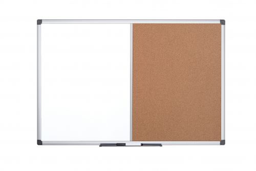 Bi-Office Maya Aluminium Frame Combination Board  60x90cm