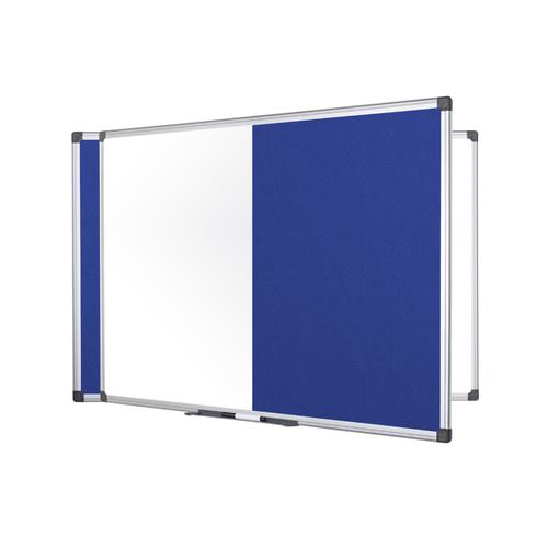 Bi-Office 1800 x 1200mm Aluminium Frame Whiteboard 