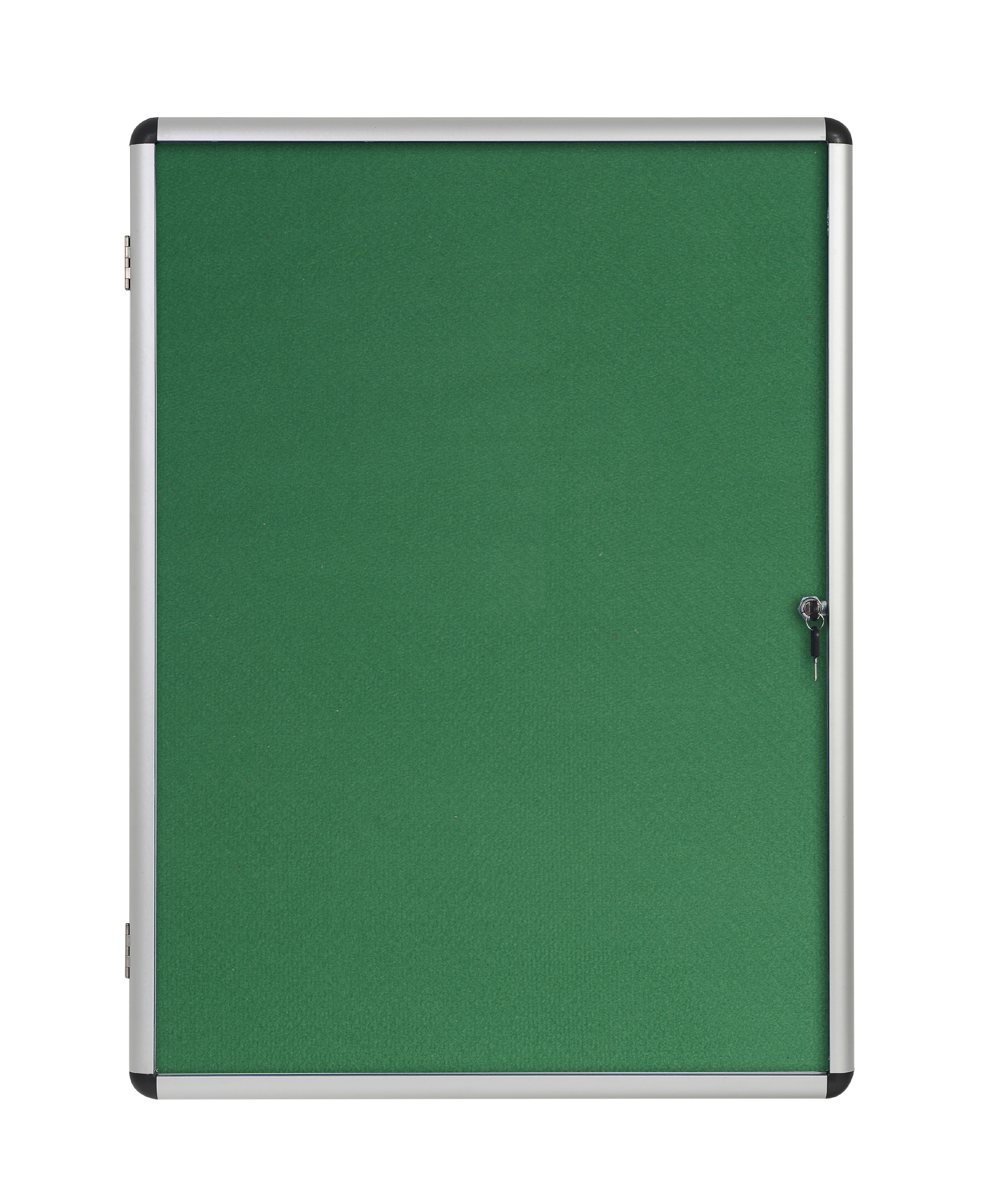 Bi-Office Enclore Green Felt Lockable Noticeboard Display Case 9 x A4 720x981mm