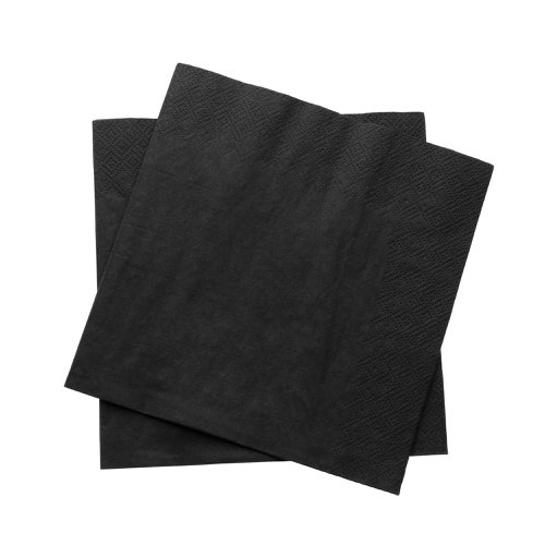 Purely Smile 2ply Black Cocktail Napkins x 6000 (30 * 200) Purely Smile 2ply Black Cocktail Napkins x 6000 (30 * 200)