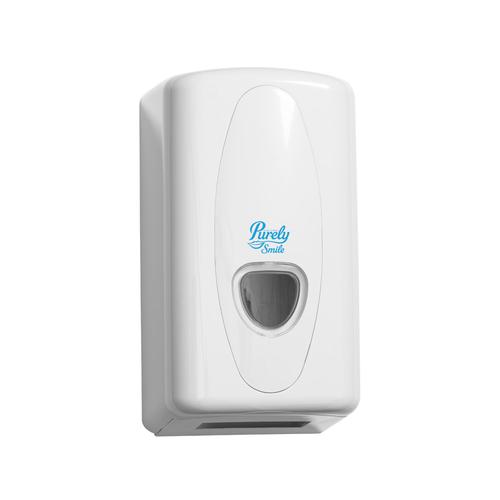Toilet Tissue & Dispensers Purely Smile Bulk Pack Toilet Tissue Dispenser White PS1707