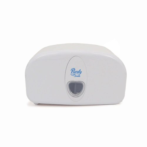 Purely Smile Micro Mini Toilet Roll Dispenser White Purely Smile Micro Mini Toilet Roll Dispenser White