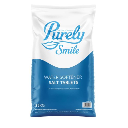 Purely Smile Water Softener Salt Tablets 25kg Purely Smile Water Softener Salt Tablets 25kg