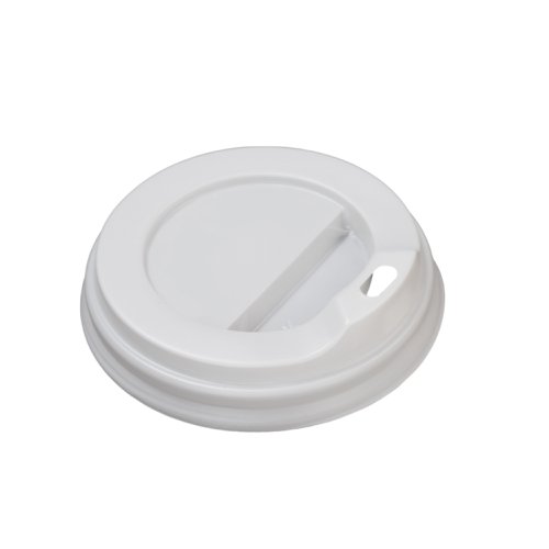 Purely Smile 90mm White Plastic Coffee Lids White 12-16oz Purely Smile 90mm White Plastic Coffee Lids White 12-16oz