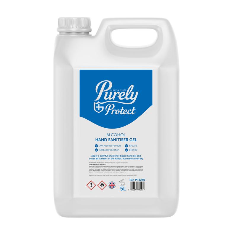 Purely Protect Hand Sanitiser 5 Litre (Pack 10) PP4240