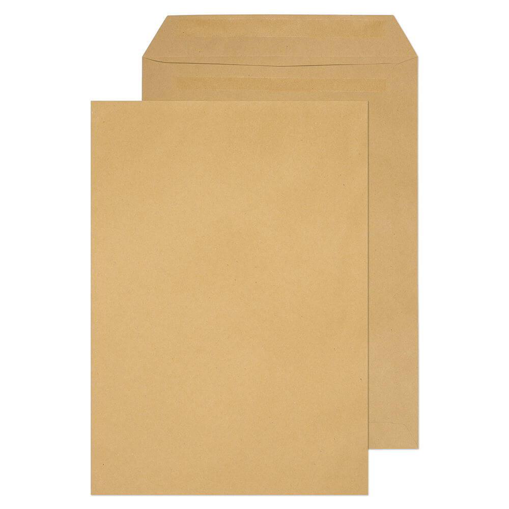 C4 ValueX Pocket Envelope C4 Self Seal Plain 80gsm Manilla (Pack 250)